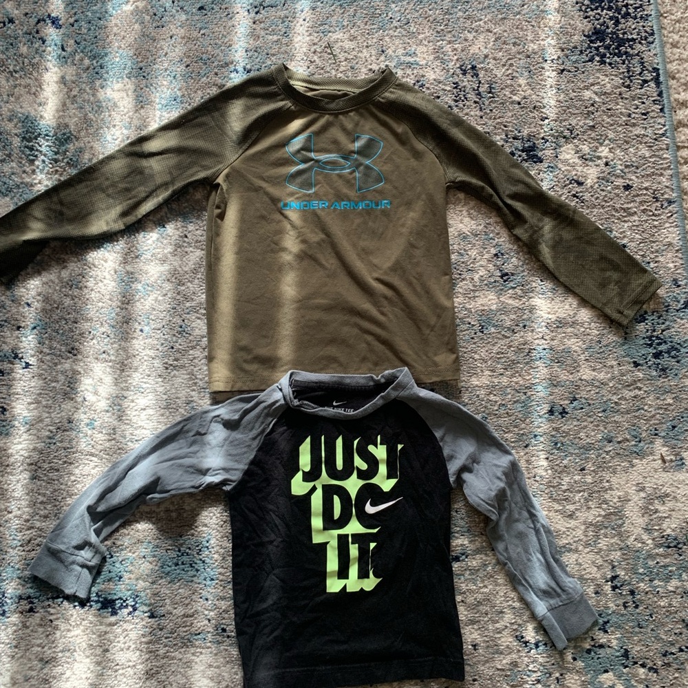 Under Armour and Nike Long Sleeve Shirts